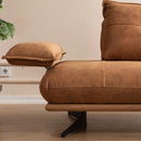 Coltar extensibilă TESLA , senzația de piele natural, Picioarele: metal vopsit în câmp electrostatic, detalie