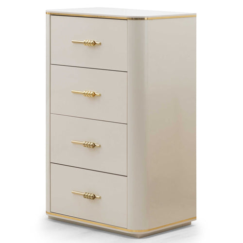 Comodă ECRU 4 sertare 66 x 107 cm - Maroom