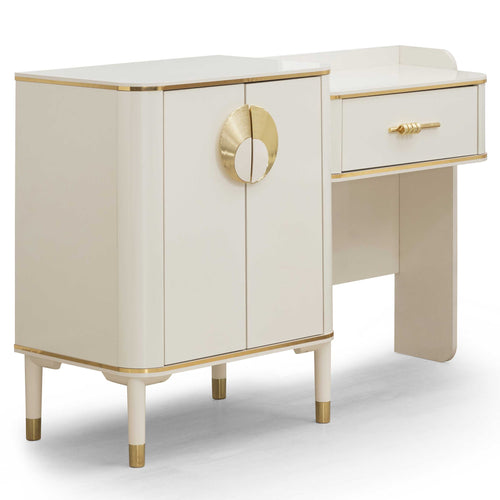 Comodă ECRU 2 uși 1 sertar 134 x 85 cm - Maroom