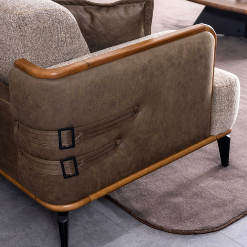 Canapea extensibilă ATHENA 3 locuri 228 cm - Maroom