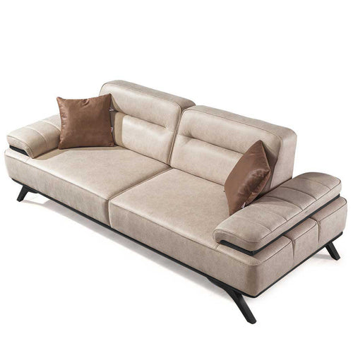 Canapea extensibilă 3 locuri AVIVA lemn picioare  textura Catifea    extensibila