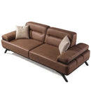 Canapea extensibilă 3 locuri AVIVA lemn picioare  textura Catifea    extensibila