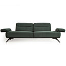 Canapea extensibilă 3 locuri AVIVA lemn picioare  textura Catifea    extensibila