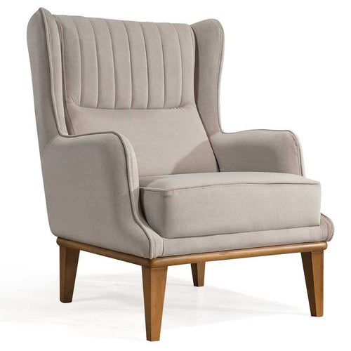 Fotoliu AVIVA fotoliu material Țesătură , picioarelor: Lemn,