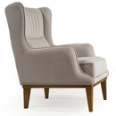 Fotoliu AVIVA fotoliu material Țesătură , picioarelor: Lemn, din lateral