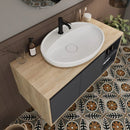 Dulap Baie suspendat cu chiuvetă ROSSY, MDF, Opțiuni Dimensiune