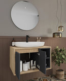 Dulap Baie suspendat cu chiuvetă ROSSY, MDF, Opțiuni Dimensiune