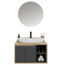 Dulap Baie suspendat cu chiuvetă ROSSY, MDF, Opțiuni Dimensiune