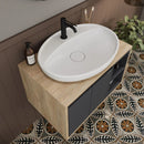 Dulap Baie suspendat cu chiuvetă ROSSY, MDF, Opțiuni Dimensiune