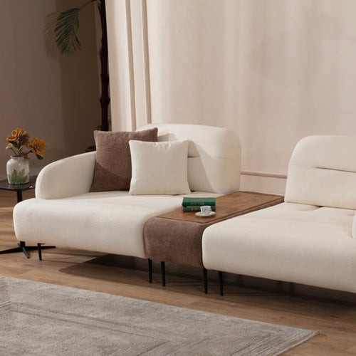 Modul măsuță KAPPA, Opțiuni culoare, textură modernă boucle , picioarelor:Metal  , detalie