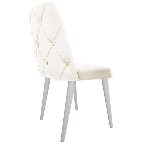 Scaun ASPEN, Picioare lemn alb, Opţiuni culoare