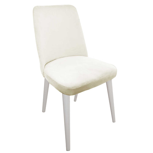 Scaun ASPEN, Picioare lemn alb, Opţiuni culoare