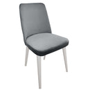 Scaun ASPEN, Picioare lemn alb, Opţiuni culoare