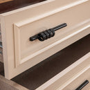 Comodă ORBIT cu oglindă 2 uși 3 sertare 190 x 81 cm - Maroom