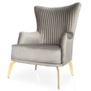 Fotoliu BUTTERFLY, material:Catifea,  picioarelor: Metal