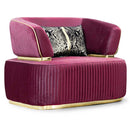 Fotoliu DORE, material:  țesătură , picioarelor;Metal