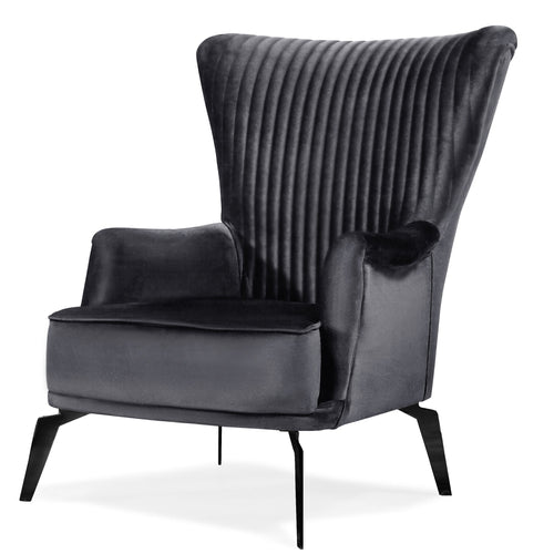 Fotoliu BUTTERFLY, material:Catifea,  picioarelor: Metal negru