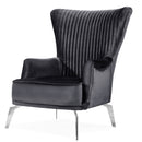 Fotoliu BUTTERFLY, material:Catifea,  picioarelor: Metal silver