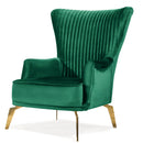 Fotoliu BUTTERFLY, material:Catifea,  picioarelor: Metal gold