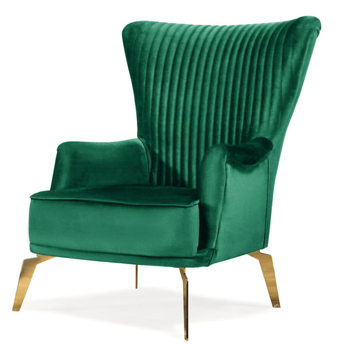 Fotoliu BUTTERFLY, material:Catifea,  picioarelor: Metal gold