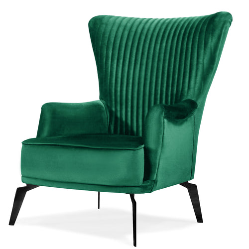 Fotoliu BUTTERFLY, material:Catifea,  picioarelor: Metal negru