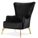 Fotoliu BUTTERFLY, material:Catifea,  picioarelor: Metal gold