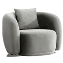 Fotoliu MUFFIN-MR, Opțiuni culoare, Material : Catifea  Picior&nbsp : Metal Argintiui -  gold - tesatura , Pernă Pentru Spate : Burete moale