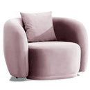 Fotoliu MUFFIN-MR, Opțiuni culoare, Material : Catifea  Picior&nbsp : Metal Argintiu -i gold - tesatura , Pernă Pentru Spate : Burete moale