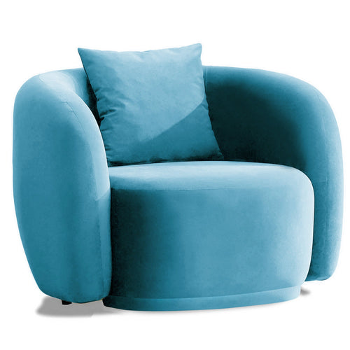 Fotoliu MUFFIN-MR, Opțiuni culoare, Material : Catifea  Picior&nbsp : Metal Argintiu, Pernă Pentru Spate : Burete moale