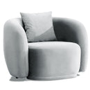 Fotoliu MUFFIN-MR, Opțiuni culoare, Material : Catifea  Picior&nbsp : Metal Argintiu si gold , Pernă Pentru Spate : Burete moale