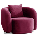 Fotoliu MUFFIN-MR, Opțiuni culoare, Material : Catifea  Picior&nbsp : Metal Argintiui -  gold - tesatura , Pernă Pentru Spate : Burete moale