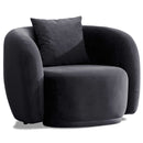 Fotoliu MUFFIN-MR, Opțiuni culoare, Material : Catifea  Picior&nbsp : Metal Argintiu, Pernă Pentru Spate : Burete moale