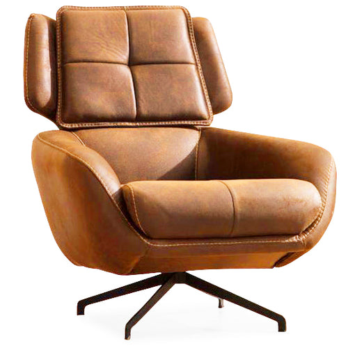 Fotoliu rotativ TESLA , senzația de piele natural, Picioarele: metal vopsit în câmp electrostatic 