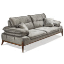 Canapea extensibilă GALAXY , Tip material:&nbsp;Catifea exclusivă, Tipul picioarelor: Lemn , extensibila detalie