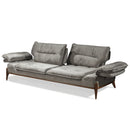 Canapea extensibilă GALAXY , Tip material:&nbsp;Catifea exclusivă, Tipul picioarelor: Lemn , extensibila detalie