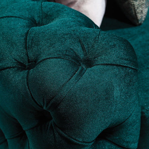 Colțar Extensibil 3+2 locuri HAVANA 300 x 260 cm, catifea țesătură aspect piele, Tipul picioarelor:Metal  , detalie  aproape