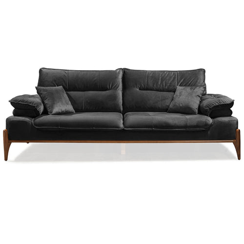 Canapea extensibilă GALAXY , Tip material:&nbsp;Catifea exclusivă, Tipul picioarelor: Lemn