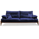 Canapea extensibilă GALAXY , Tip material:&nbsp;Catifea exclusivă, Tipul picioarelor: Lemn