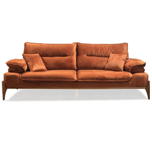 Canapea extensibilă GALAXY , Tip material:&nbsp;Catifea exclusivă, Tipul picioarelor: Lemn din in fata