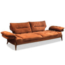 Canapea extensibilă GALAXY , Tip material:&nbsp;Catifea exclusivă, Tipul picioarelor: Lemn extensibila detalie