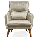 Fotoliu extensibilă GALAXY , Tip material:&nbsp;Catifea exclusivă, Tipul picioarelor: Lemn