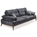 Canapea extensibilă GALAXY , Tip material:&nbsp;Catifea exclusivă, Tipul picioarelor: Lemn