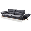 Canapea extensibilă GALAXY , Tip material:&nbsp;Catifea exclusivă, Tipul picioarelor: Lemn , extensibila detalie