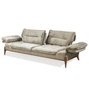 Canapea extensibilă GALAXY , Tip material:&nbsp;Catifea exclusivă, Tipul picioarelor: Lemn, extensibila detalie