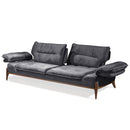 Canapea extensibilă GALAXY , Tip material:&nbsp;Catifea exclusivă, Tipul picioarelor: Lemn , extensibila detalie