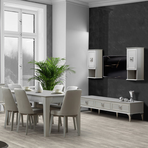 Dulap de perete OSLO 1 ușă 36 x 80 cm, Gri