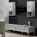 Dulap de perete OSLO 1 ușă 36 x 80 cm, Gri