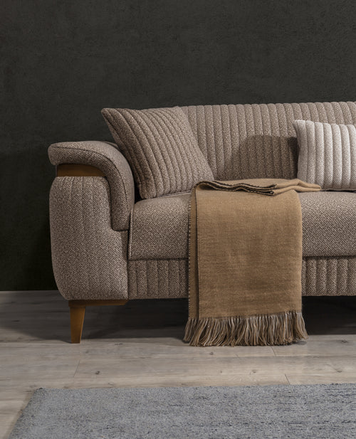 Canapea extensibilă ARMONIA 3 locuri  223 cm, Opțiuni culoare 