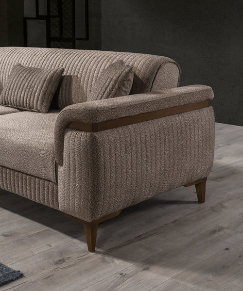 Canapea extensibilă ARMONIA 3 locuri  223 cm, Opțiuni culoare 