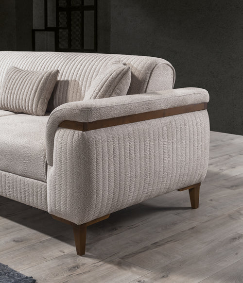 Canapea extensibilă ARMONIA 3 locuri  223 cm, Opțiuni culoare 